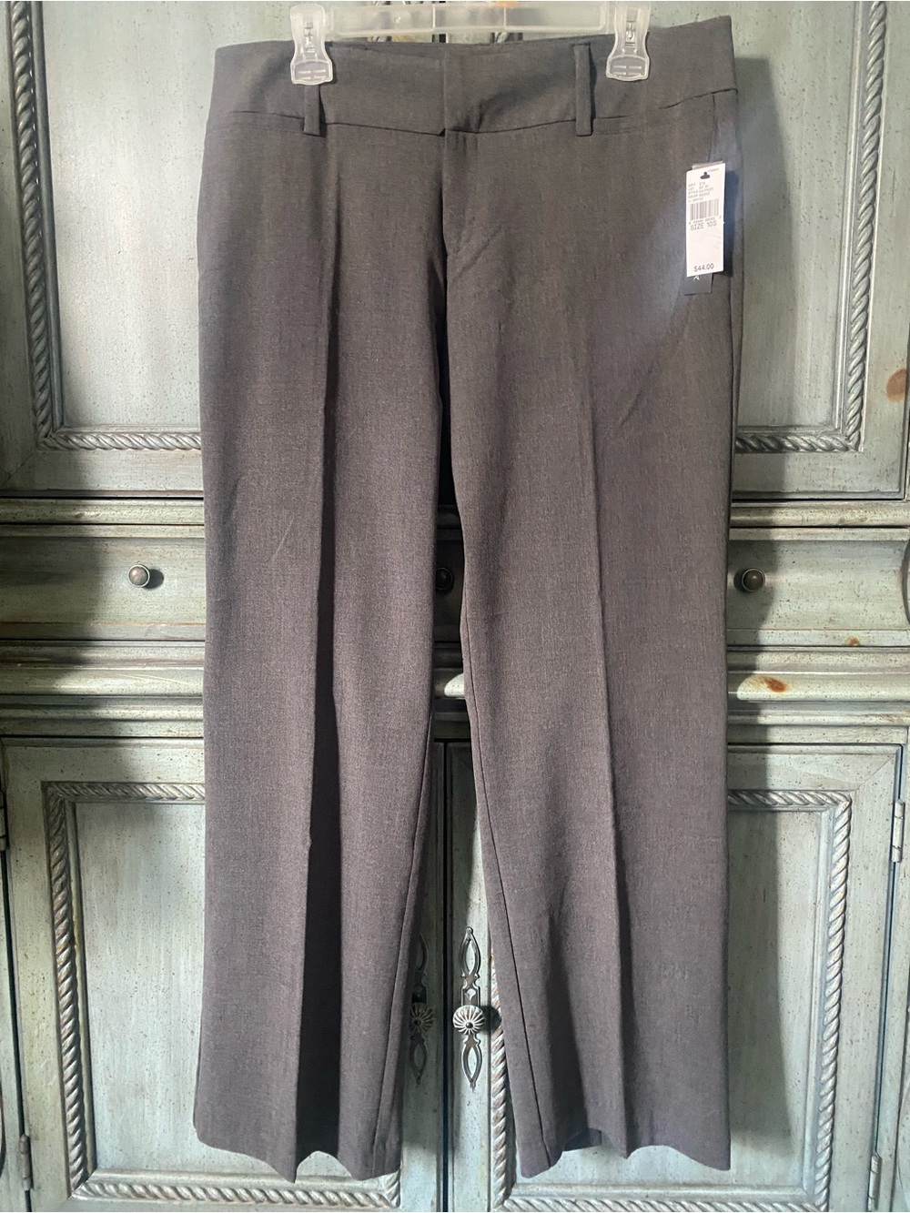 Women’s Smoke Gray Dress Pants - Classic Straight Fit